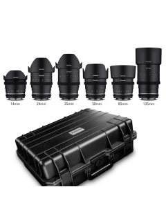 Samyang MF 14/24/35/50/85/135 MK2 Koffer Canon EF Cine-Objektive
