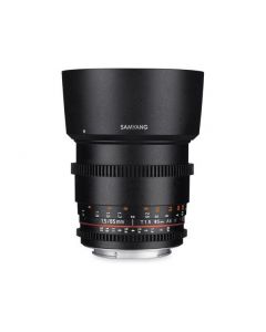 Samyang 85mm T1.5 VDSLR II Objektiv für Nikon Vorderansicht