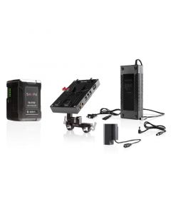 SHAPE 98 Wh Battery Kit D-Box Camera Power and Charger for Panasonic GH4, GH5 Series Ladegerät