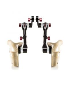 SHAPE Double Telescopic Wooden Handle Grip ARRI Rosette - W-HAND12