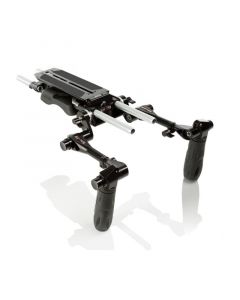 SHAPE Revolt VCT Universal Baseplate With Camera Shoulder Mount And Telescopic Camera Handle - BP12