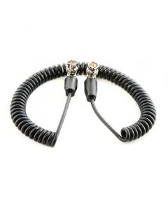 SHAPE 20" Coil SDI Cable BNC 90 Degree Connectors - SH20BN Spiralkabel