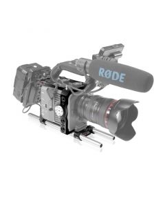 SHAPE Sony FX6 camera cage and 15 mm LW rod system Adapterplatte