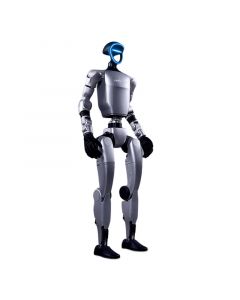 Unitree G1 EDU-U1 humanoider Roboter in stehender Pose vor weißem Hintergrund