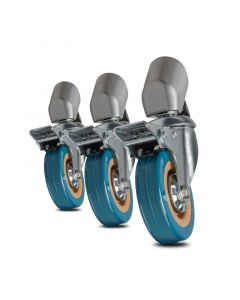 Walimex pro Stativrollen Pro 7525 3er-Set 75mm Rollstativ