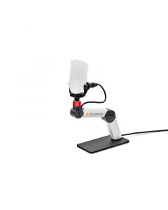Yellowtec m!ka Table Stand - Aluminium - mit OnAir Anzeige - offene Kabelenden mic