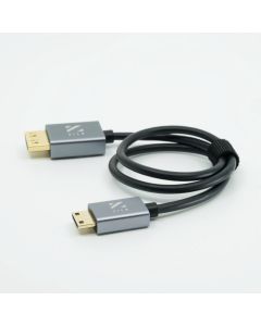 ZILR 4Kp60 1m Full to Mini HDMI Kabel mit HDMI Typ A