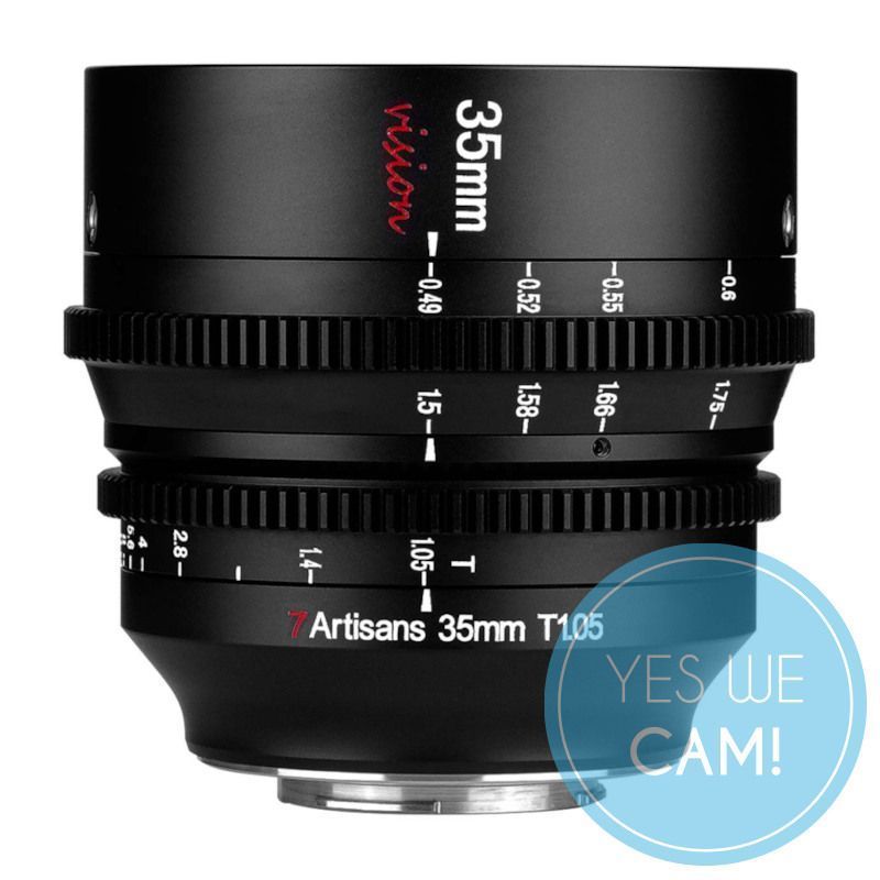 7Artisans Vision 35mm T1.05 für Sony E APS-C Festbrennweite 
