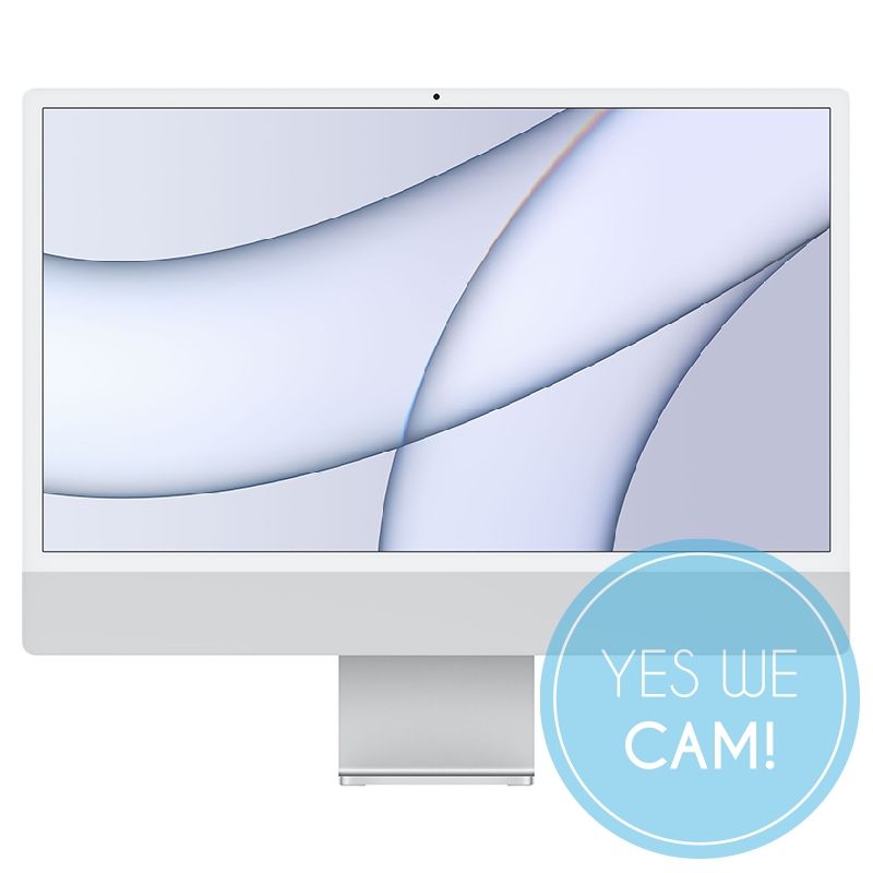 Apple iMac 61cm(24‘‘) M1 8-Core 256GB silber Silber