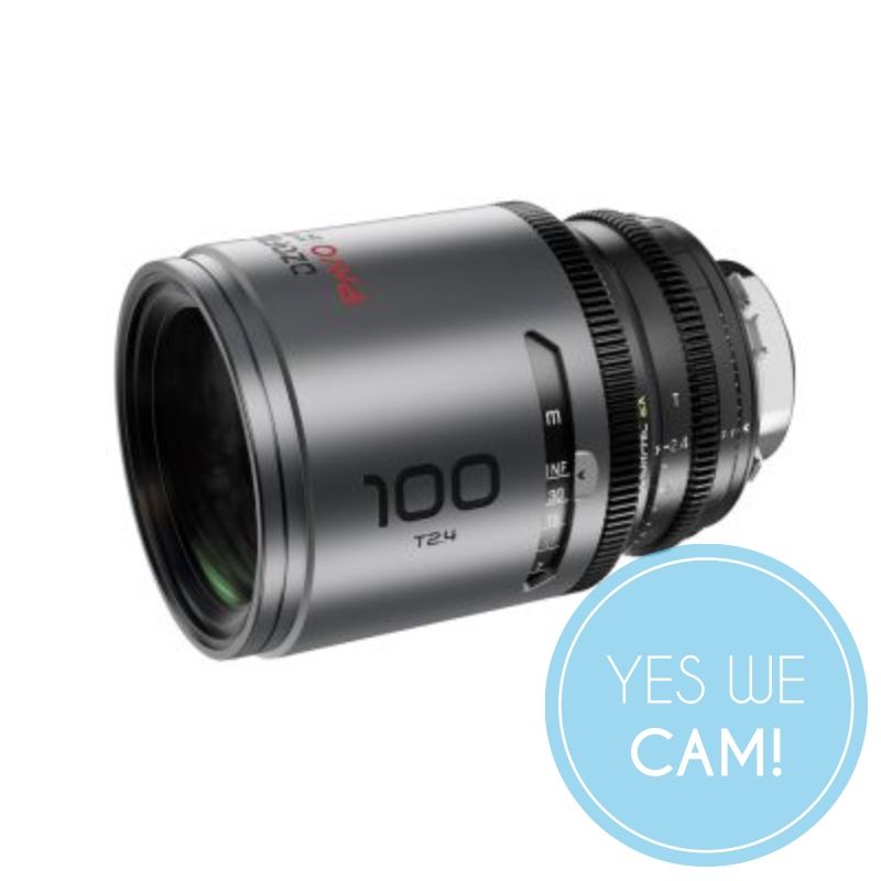 DZOFILM Pavo 2x Anamorphic 100mm T2.4 for PL/EF Mount S35 - Neutral Coating, metric Objektiv