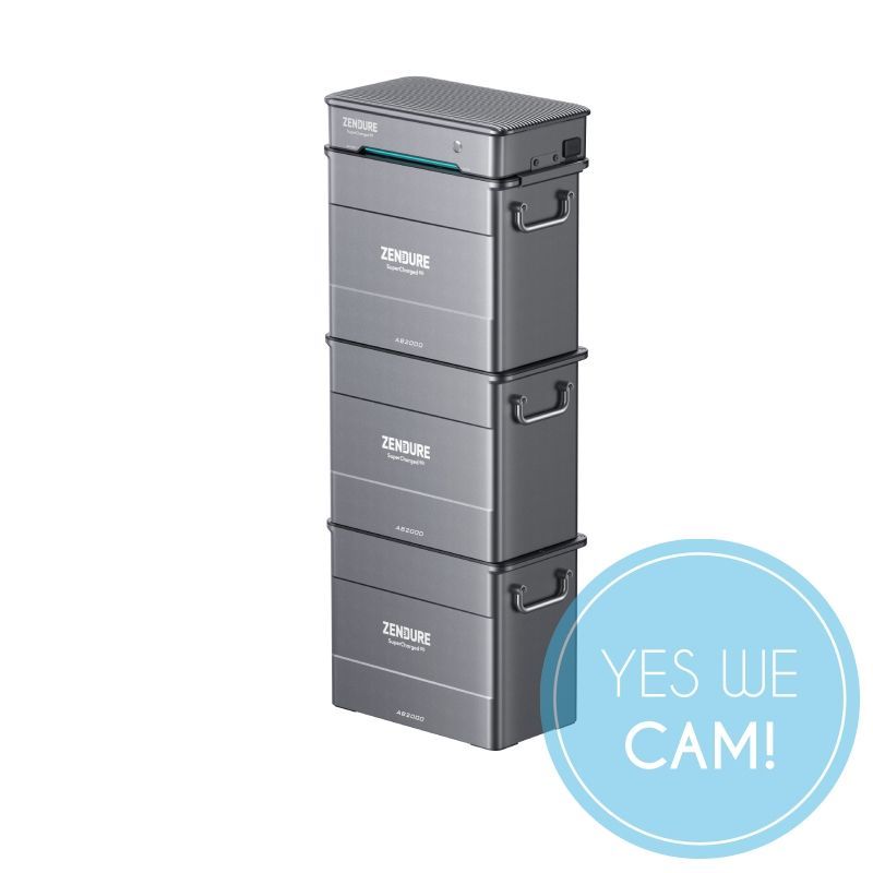 Zendure SolarFlow Hyper 2000 + 3x AB2000 Stromversorgung