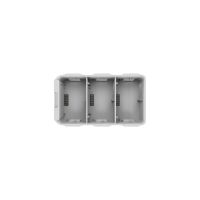 DJI Lito 1 Two-Way Charging Hub in der Oberansicht mit drei Akkuschächten 