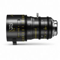 DZOFILM Arles Zoom 25-75mm T2.6 Full-Frame-Cine-Zoomobjektiv in seitlicher Ansicht