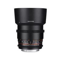 Samyang 85mm T1.5 VDSLR II Objektiv für Nikon Vorderansicht